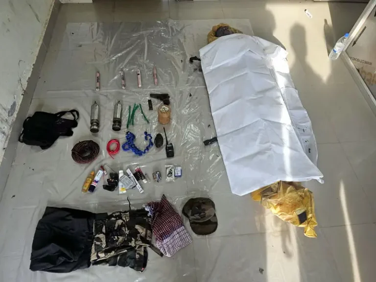 पुलिस-नक्सली मुठभेड़ में 5 लाख का ईनामी नक्सली ढेर