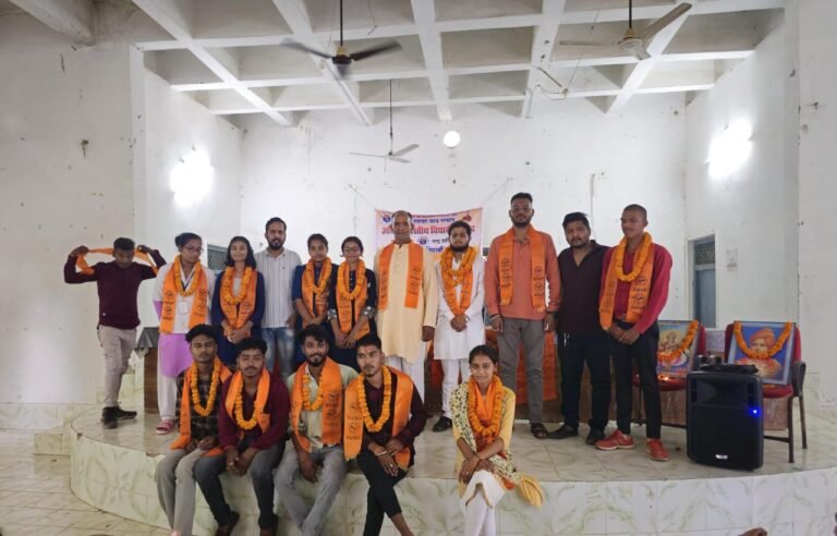 एबीवीपी मरवाही नगर कार्यकारिणी की हुई घोषणा आदित्य सराफ बने नगर मंत्री