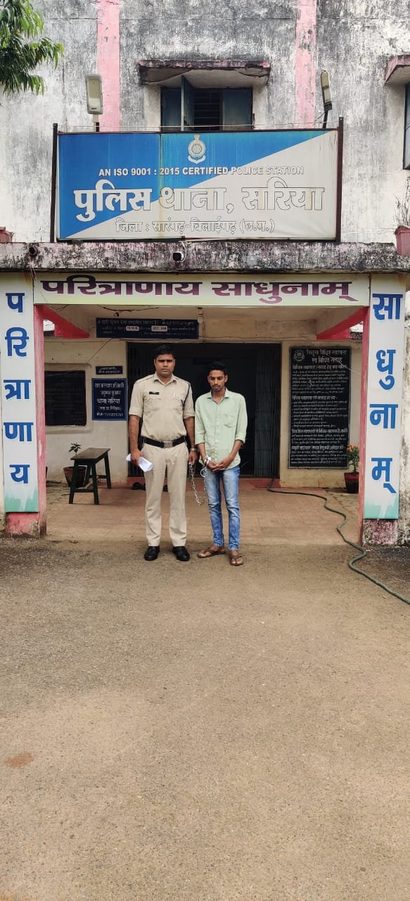 गांजा सप्लायर सारंगढ़ बिलाईगढ़ पुलिस के हिरासत में,इतने गांजा जप्त