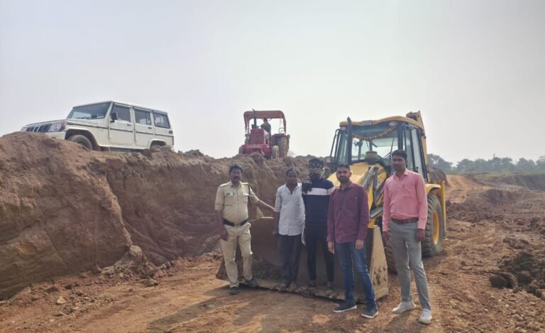 खनिज विभाग की कार्रवाई या खानापूर्ति? गुडेली में खुलेआम अवैध खनन पर प्रशासन की चुप्पी सवालों के घेरे में