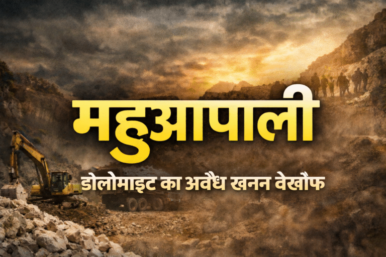 महुआपाली में ‘डोलोमाइट का खेला’, सिस्टम दर्शक बना