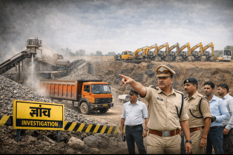 गुडेली में गिट्टी कारोबार पर सवाल: तिरुपति क्रेशर की जांच पर टिकी निगाहें, हालिया कार्रवाई से बढ़ी उम्मीद
