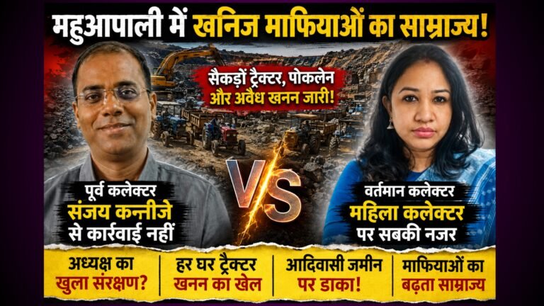 महुआपाली में किसके संरक्षण में फल-फूल रहा खनिज साम्राज्य?